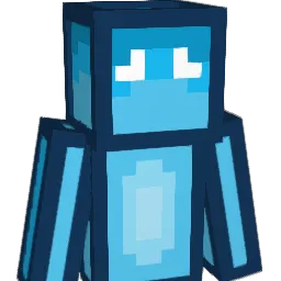 01001010001 Minecraft avatar bust