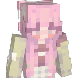 0147xj Minecraft avatar bust