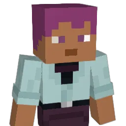 02126 Minecraft avatar bust