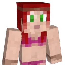 0312cm Minecraft avatar bust