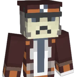 10000O Minecraft avatar bust