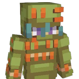 122121 Minecraft avatar bust