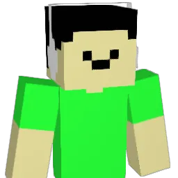 12mo Minecraft avatar bust