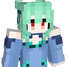12q Minecraft avatar bust