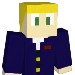 13M Minecraft avatar bust