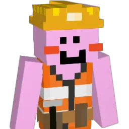 145O Minecraft avatar bust