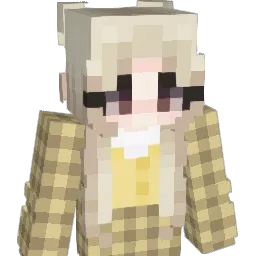 1800Saki Minecraft avatar bust
