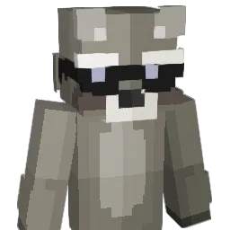 1800_Dark Minecraft avatar bust