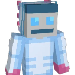 190n Minecraft avatar bust