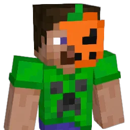 1977x Minecraft avatar bust