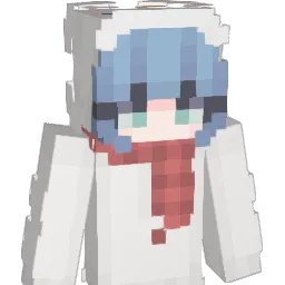 19years Minecraft avatar bust
