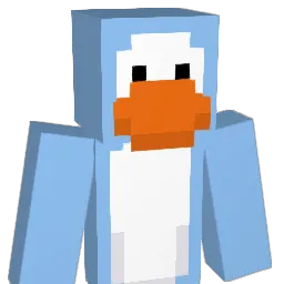 1BadBluePenguin Minecraft avatar bust
