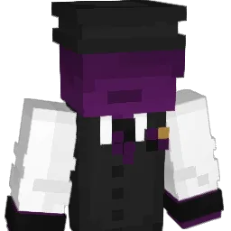 1Glotched Minecraft avatar bust