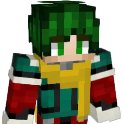 1_Hero_Deku Minecraft avatar bust