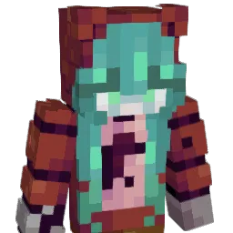 1squidgirl Minecraft avatar bust