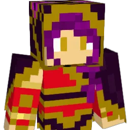 21_Xayah Minecraft avatar bust