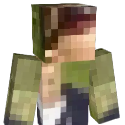 2221 Minecraft avatar bust