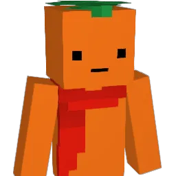 24carrott Minecraft avatar bust