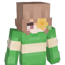 261mm Minecraft avatar bust