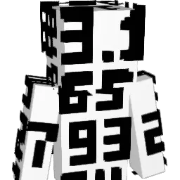 3141592 Minecraft avatar bust