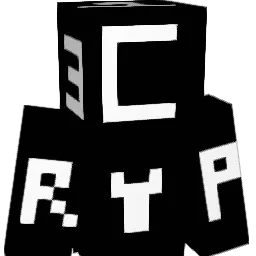 321CRYPTO Minecraft avatar bust