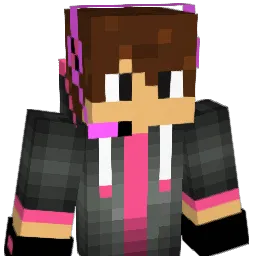345pink Minecraft avatar bust