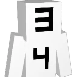 346 Minecraft avatar bust