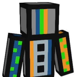 353T Minecraft avatar bust