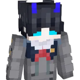 3x3Eyes Minecraft avatar bust