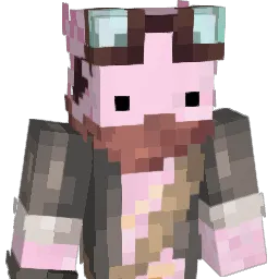 424od Minecraft avatar bust