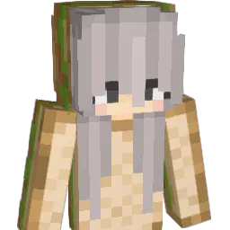 444km Minecraft avatar bust