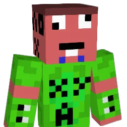 45t6 Minecraft avatar bust