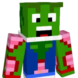 4orty7even Minecraft avatar bust