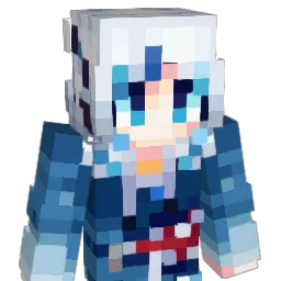 4red Minecraft avatar bust
