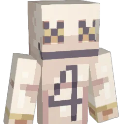 4v Minecraft avatar bust