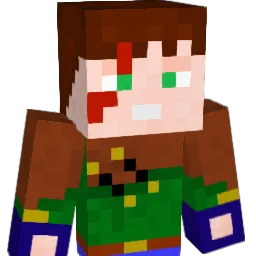 54Rorschach Minecraft avatar bust