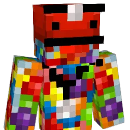 7000gal Minecraft avatar bust