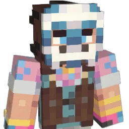 77retard Minecraft avatar bust