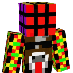 7x9 Minecraft avatar bust