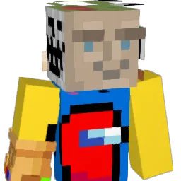 860s Minecraft avatar bust