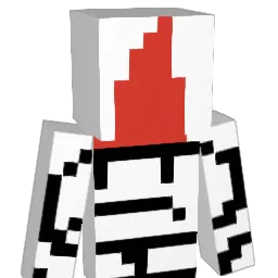 8BitIKEA Minecraft avatar bust