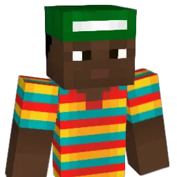 8ackyard Minecraft avatar bust
