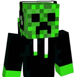 8lue Minecraft avatar bust