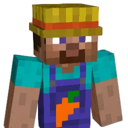 963o Minecraft avatar bust