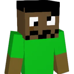96yo Minecraft avatar bust