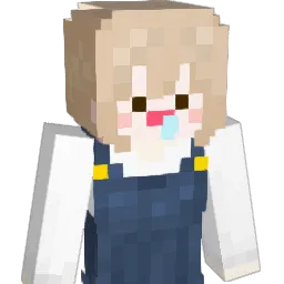9_month Minecraft avatar bust