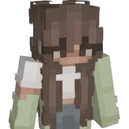9auline Minecraft avatar bust