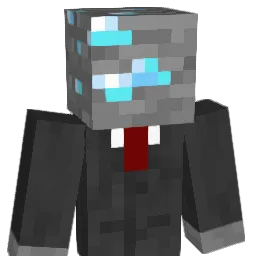 AGANX Minecraft avatar bust