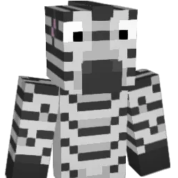 AGGRESIVEZEBRA Minecraft avatar bust