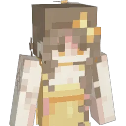 AGirlInADress Minecraft avatar bust